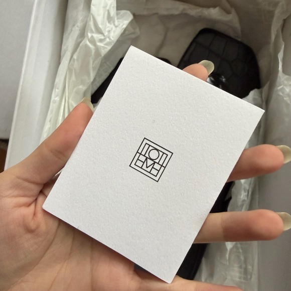 New Black Toteme Women's Croc Sandals Shoes - Picture 5 of 6